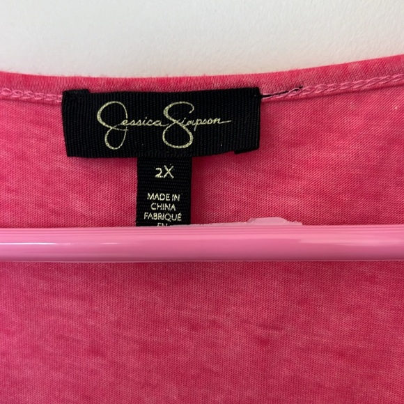 Women’s plus size tshirt with flutter sleeve Jessica Simpson - Picture 3 of 4